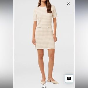 Ever New Melbourne knit Paloma check horse bit Dress